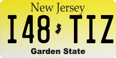 NJ license plate I48TIZ