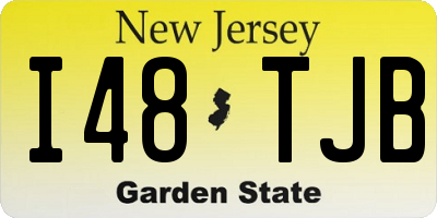 NJ license plate I48TJB
