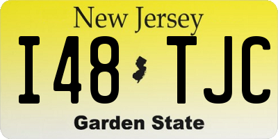 NJ license plate I48TJC