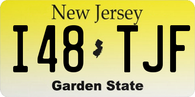NJ license plate I48TJF
