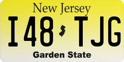 NJ license plate I48TJG