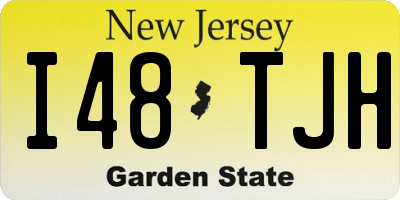 NJ license plate I48TJH