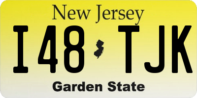 NJ license plate I48TJK