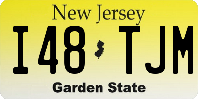 NJ license plate I48TJM