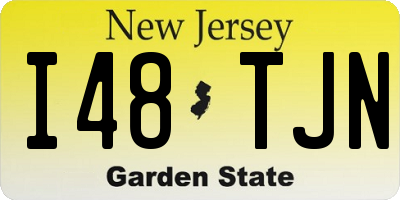 NJ license plate I48TJN
