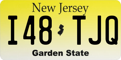 NJ license plate I48TJQ