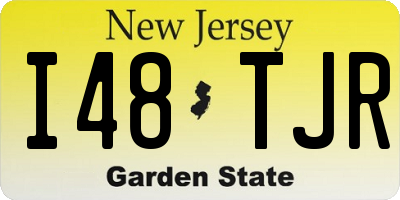NJ license plate I48TJR