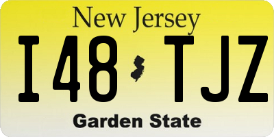 NJ license plate I48TJZ