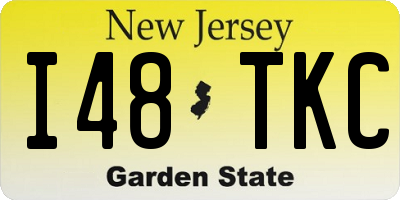 NJ license plate I48TKC