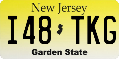 NJ license plate I48TKG