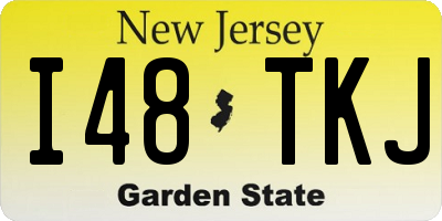 NJ license plate I48TKJ