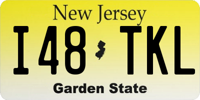 NJ license plate I48TKL