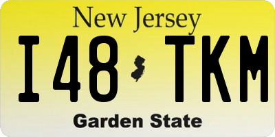 NJ license plate I48TKM