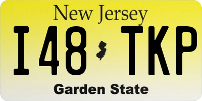 NJ license plate I48TKP