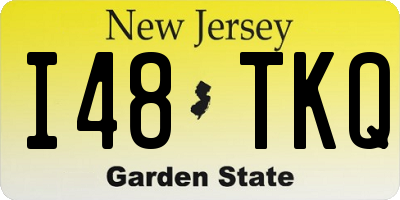 NJ license plate I48TKQ