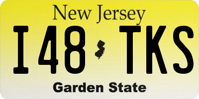NJ license plate I48TKS