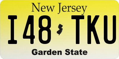 NJ license plate I48TKU