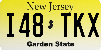 NJ license plate I48TKX