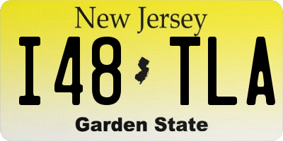 NJ license plate I48TLA