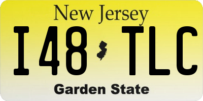 NJ license plate I48TLC