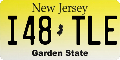 NJ license plate I48TLE