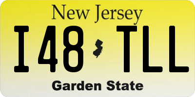 NJ license plate I48TLL