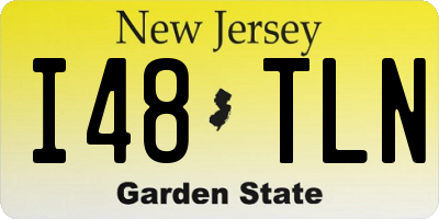 NJ license plate I48TLN