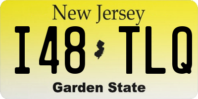 NJ license plate I48TLQ