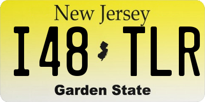 NJ license plate I48TLR