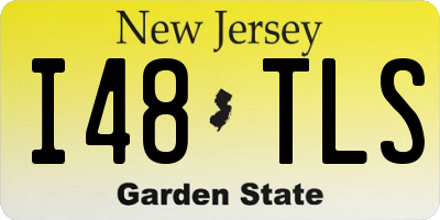 NJ license plate I48TLS