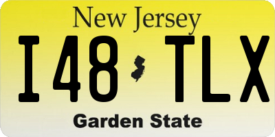 NJ license plate I48TLX