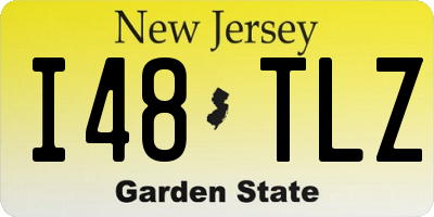 NJ license plate I48TLZ