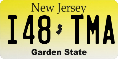 NJ license plate I48TMA