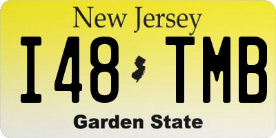 NJ license plate I48TMB