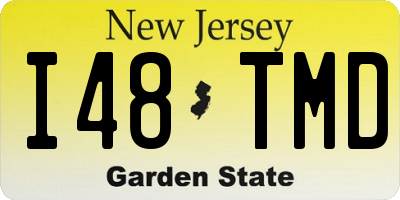 NJ license plate I48TMD