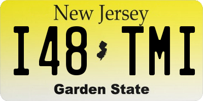 NJ license plate I48TMI