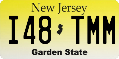 NJ license plate I48TMM
