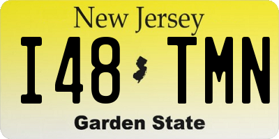 NJ license plate I48TMN