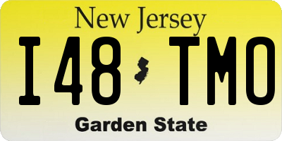 NJ license plate I48TMO