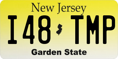 NJ license plate I48TMP