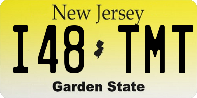 NJ license plate I48TMT