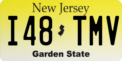 NJ license plate I48TMV
