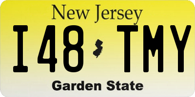 NJ license plate I48TMY