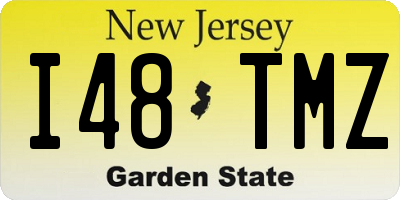NJ license plate I48TMZ