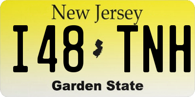 NJ license plate I48TNH