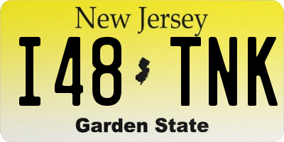 NJ license plate I48TNK