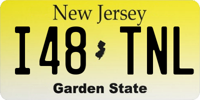 NJ license plate I48TNL