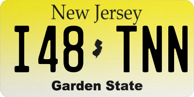 NJ license plate I48TNN