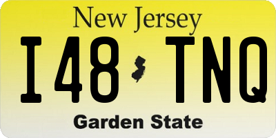 NJ license plate I48TNQ