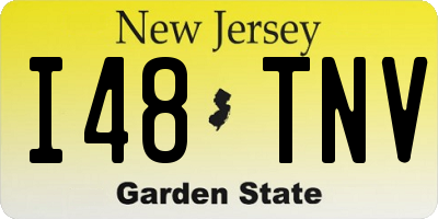NJ license plate I48TNV